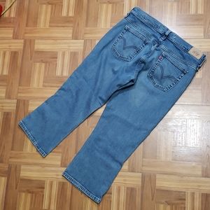 LEVI'S denim capri's